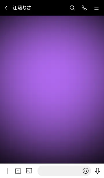 [LINE着せ替え] Orchid Purple In Black Vr.5 (JP)の画像3