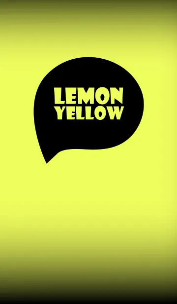 [LINE着せ替え] Lemon Yellow And Black Vr.5 (JP)の画像1