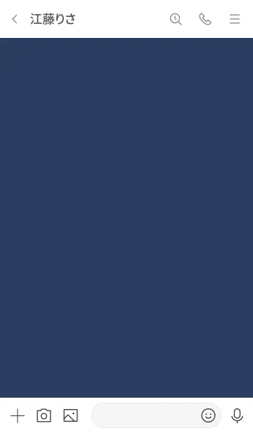 [LINE着せ替え] シンプル（white blue)V.669の画像3