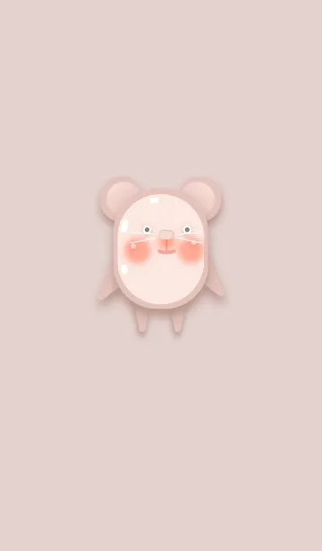 [LINE着せ替え] かわいい茶色のハムスターの画像1