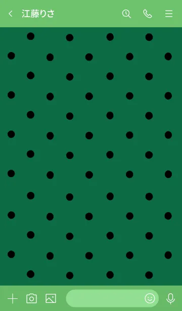 [LINE着せ替え] シンプル ドット 024の画像3