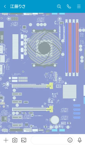 [LINE着せ替え] パソコンの中の画像3