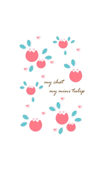 [LINE着せ替え] My chat my mini tuips 22の画像1