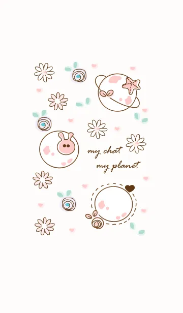 [LINE着せ替え] My chat my planet 12の画像1