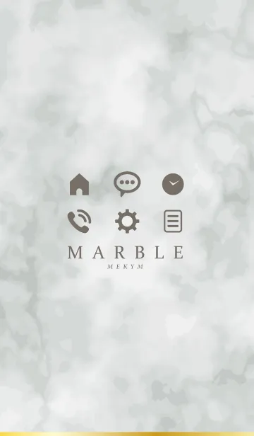 [LINE着せ替え] MARBLE -SIMPLE MONOTONE- 25の画像1