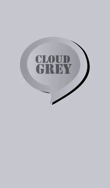 [LINE着せ替え] Cloud Gray Button V.3 (JP)の画像1