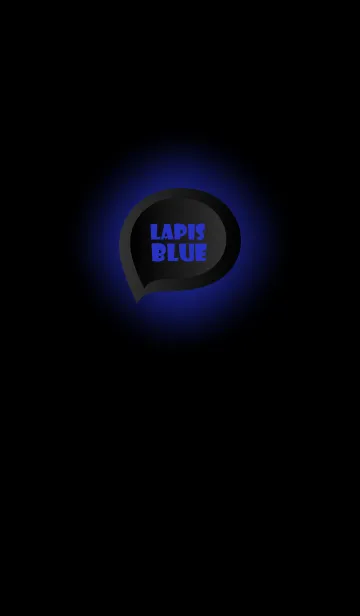 [LINE着せ替え] Lapis Blue Button In Black V.3 (JP)の画像1