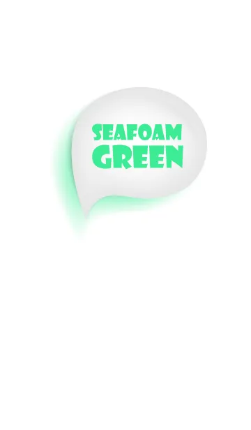 [LINE着せ替え] Seafoam Green & White Vr.1 (JP)の画像1
