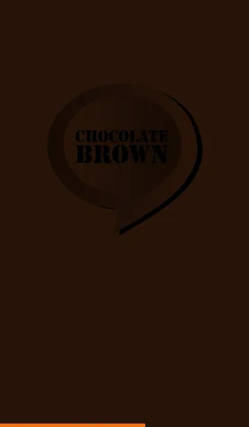 [LINE着せ替え] Chocolate Brown Button V.3 (JP)の画像1