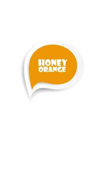 [LINE着せ替え] Honey Orange Button In White V.2 (JP)の画像1