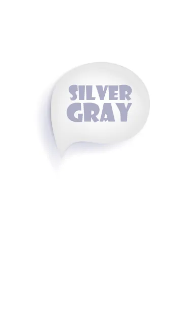 [LINE着せ替え] Silver Grey & White Vr.1 (JP)の画像1