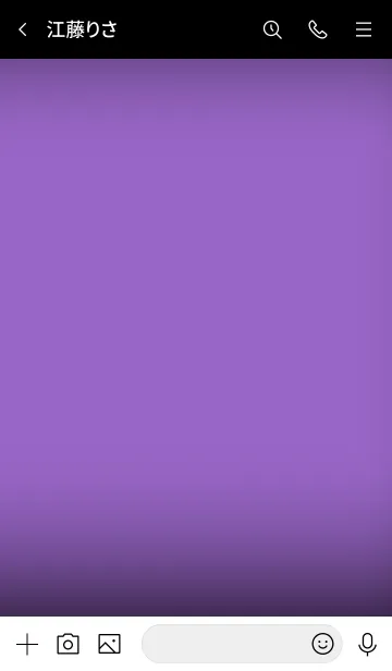 [LINE着せ替え] Iris Purple And Black Vr.5 (JP)の画像3