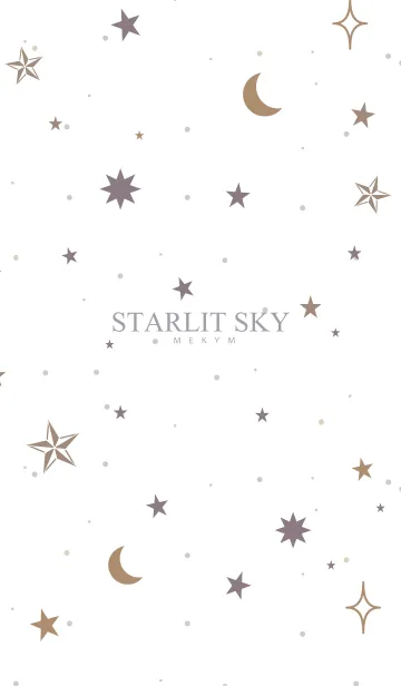 [LINE着せ替え] -STARLIT SKY- SIMPLE 24の画像1