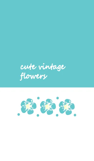 [LINE着せ替え] Cute vintage flower 41 :)の画像1