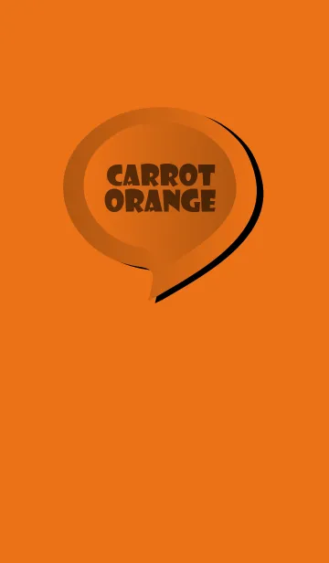 [LINE着せ替え] Carrot Orange Button V.3 (JP)の画像1