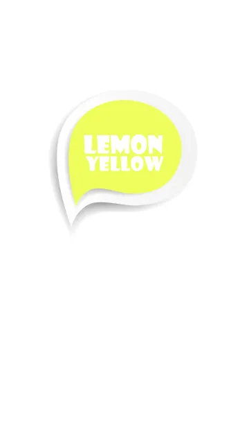 [LINE着せ替え] Lemon Yellow Button In White V.2 (JP)の画像1