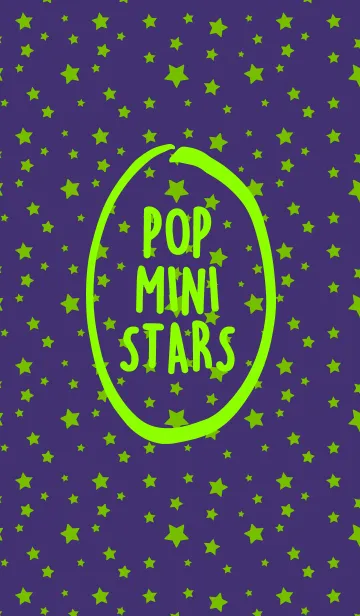 [LINE着せ替え] ポップ ミニ スター 02の画像1