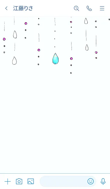 [LINE着せ替え] Beautiful drop1の画像3