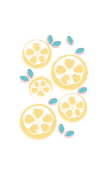 [LINE着せ替え] Sliced lemon theme 55の画像1