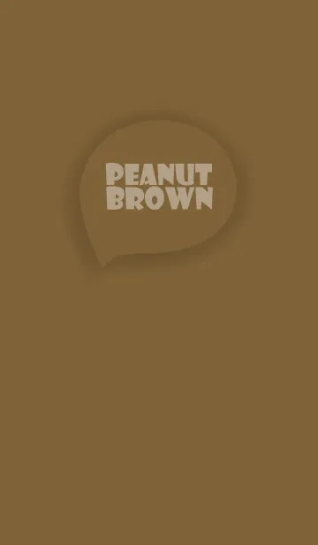 [LINE着せ替え] Love Peanut Brown Button (JP)の画像1