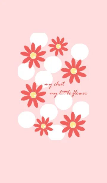 [LINE着せ替え] My chat my little flower 32の画像1