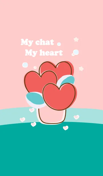 [LINE着せ替え] My chat my heart flower 22の画像1