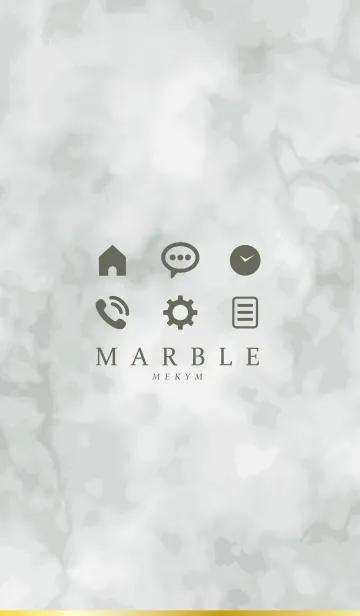 [LINE着せ替え] MARBLE -SIMPLE MONOTONE- 26の画像1