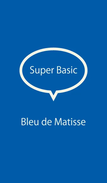 [LINE着せ替え] Super Basic Bleu de Matisseの画像1