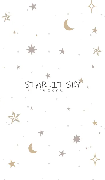 [LINE着せ替え] SIMPLE STARLIT SKY -MEKYM- 25の画像1