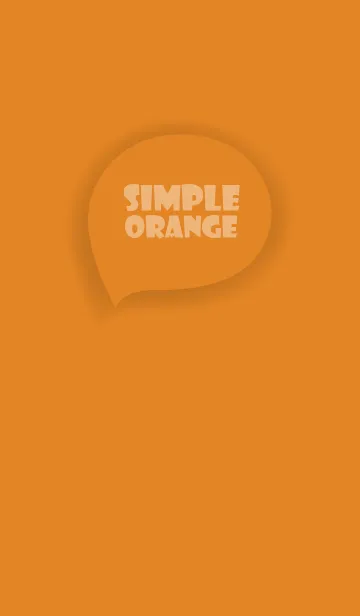 [LINE着せ替え] Love Orange Button (JP)の画像1