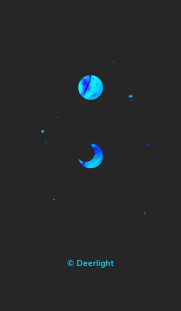 Deerlight Simple - Dark Mode_V.31の着せ替えメイン画像