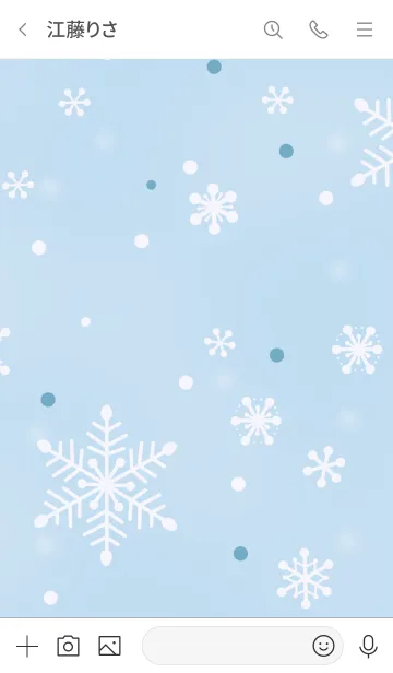 [LINE着せ替え] snow/冬の着せ替えの画像3