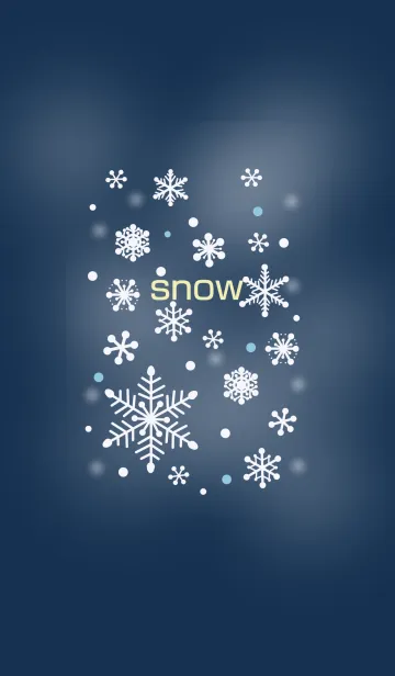 [LINE着せ替え] snow＊night/冬の着せ替えの画像1