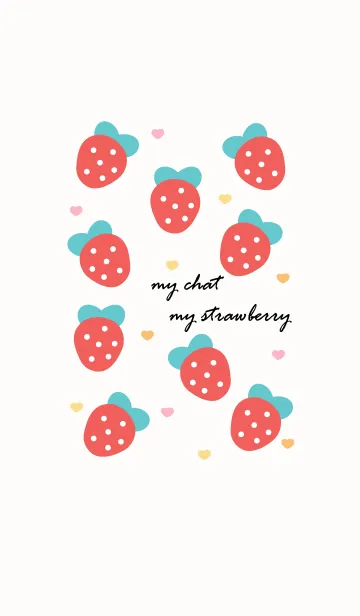 [LINE着せ替え] lovely strawberry 32 ^^の画像1