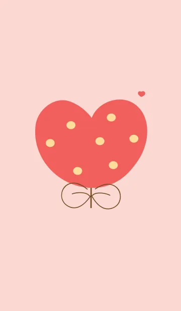 [LINE着せ替え] Lovely heart flower 68の画像1