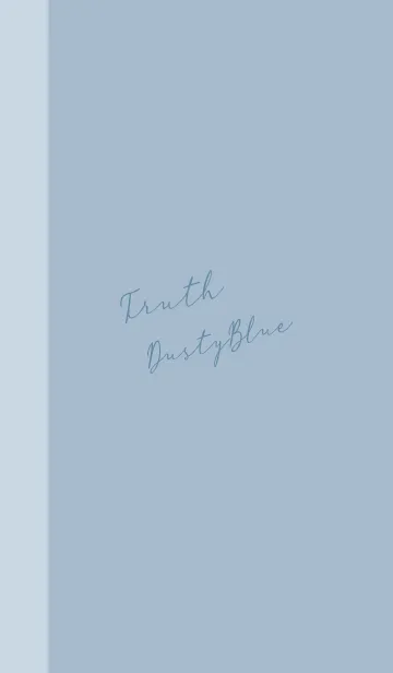 [LINE着せ替え] Truth*Dusty-Blueの画像1