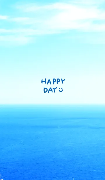 [LINE着せ替え] 青い海と空 スマイル5の画像1