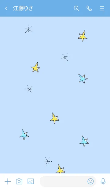 [LINE着せ替え] Winter's starの画像3