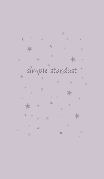 [LINE着せ替え] simple stardust**lavender beigeの画像1