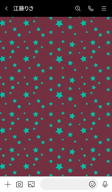 [LINE着せ替え] ポップ ミニ スター 05の画像3