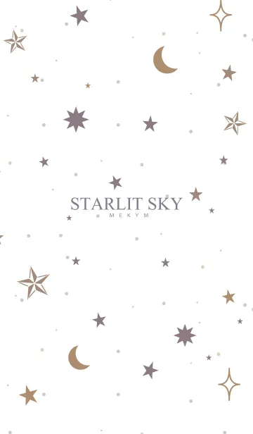 [LINE着せ替え] -STARLIT SKY- SIMPLE 25の画像1