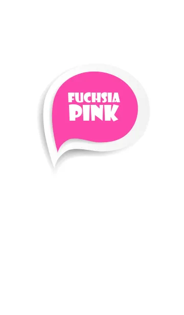 [LINE着せ替え] Fuchsia Pink Button In White V.2 (JP)の画像1