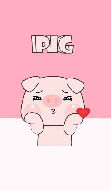 [LINE着せ替え] Pig cutie Theme (JP)の画像1