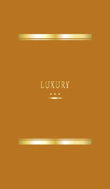 [LINE着せ替え] オレンジ : ラグジュアリーな着せ替えの画像1