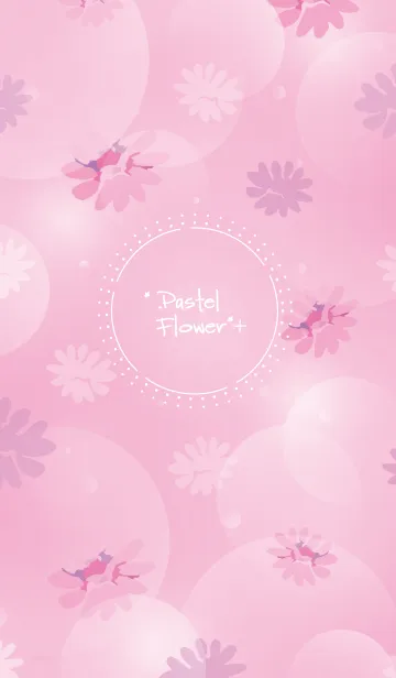 [LINE着せ替え] Pink&Flowerの画像1