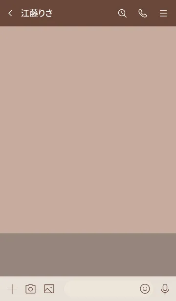 [LINE着せ替え] シンプル×ベージュとグレージュ。の画像3