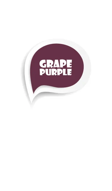 [LINE着せ替え] Grape Purple Button In White V.2 (JP)の画像1