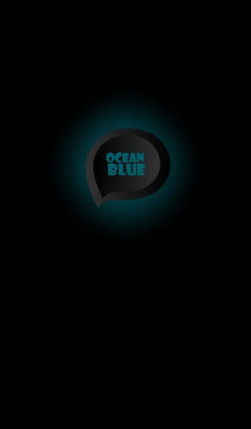 [LINE着せ替え] Ocean Blue Button In Black V.3 (JP)の画像1