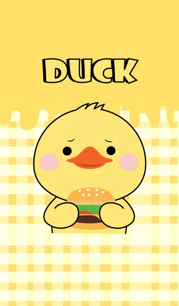 [LINE着せ替え] Duck is Enjoy Eating (JP)の画像1