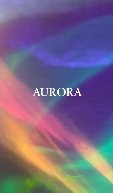 [LINE着せ替え] AURORA - Holographic Colorの画像1